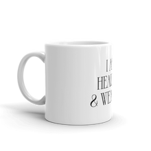 Load image into Gallery viewer, I am Healthy and Wealthy White Glossy Mug (Black)
